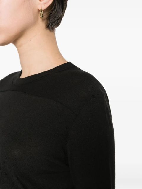 Jil Sander ribbed cotton jumper - Black - zdjęcie produktu nr 2