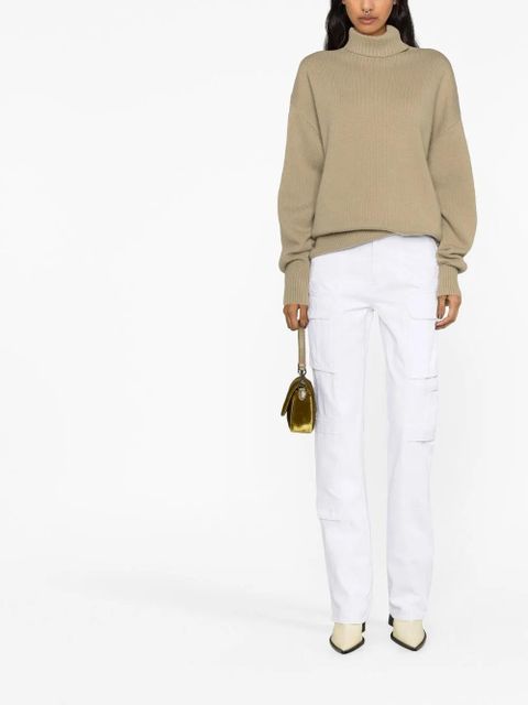 ISABEL MARANT Vokayo straight-leg jeans - White