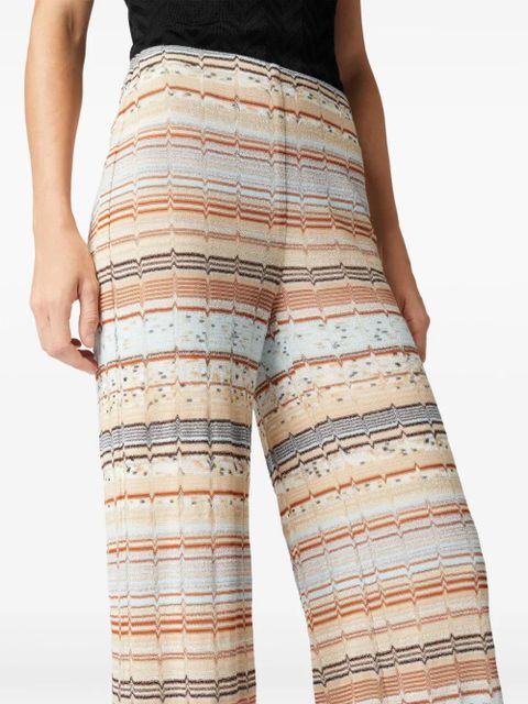 Missoni striped palazzo pants - Neutrals