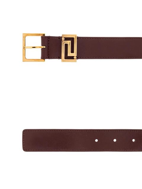 Versace Greca Goddess leather belt - Red