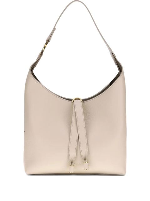 Chloé small Marcie leather buckle-detail shoulder bag - Neutrals - zdjęcie produktu nr 1