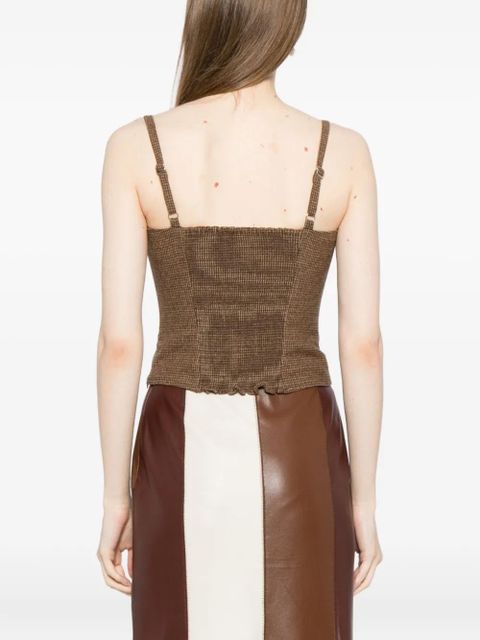 Reformation Hattie top - Brown