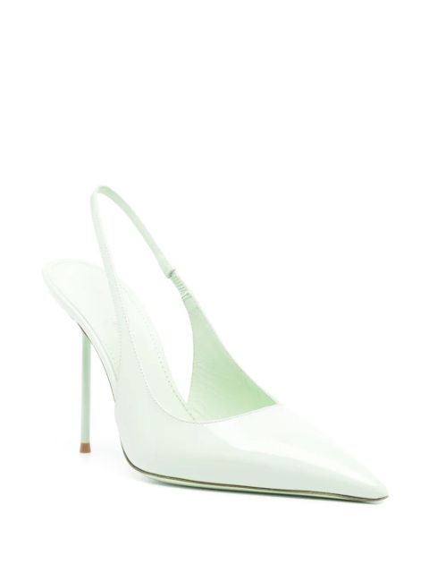 Paris Texas 105mm Lidia slingback pumps - Green