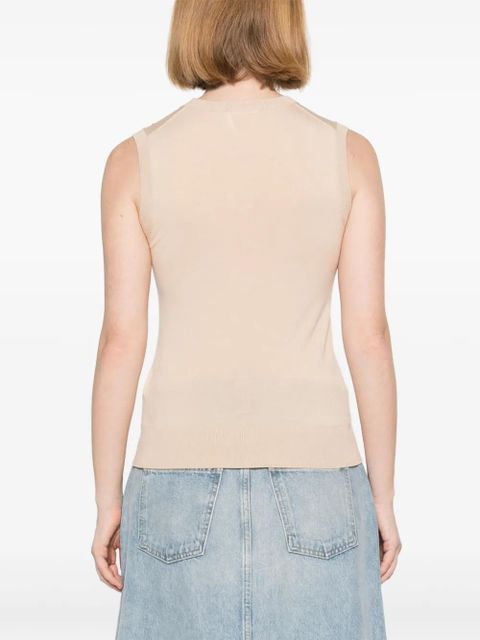 Chloé sleeveless wool jumper - Neutrals