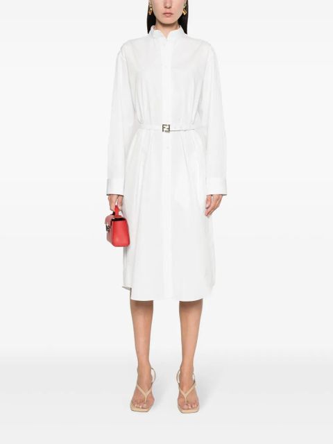 FENDI belted shirt dress - White - zdjęcie produktu nr 2