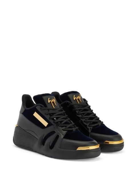 Giuseppe Zanotti Talon mid-top sneakers - Black - zdjęcie produktu nr 2