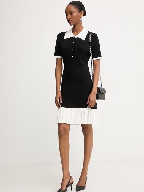 Morgan sukienka sweterkowa z wiskozą - zdjęcie produktu nr 1