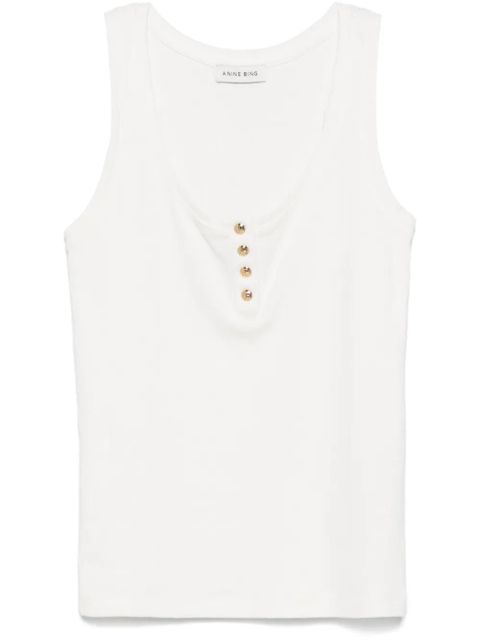 ANINE BING Alessia tank top - White - zdjęcie produktu nr 1