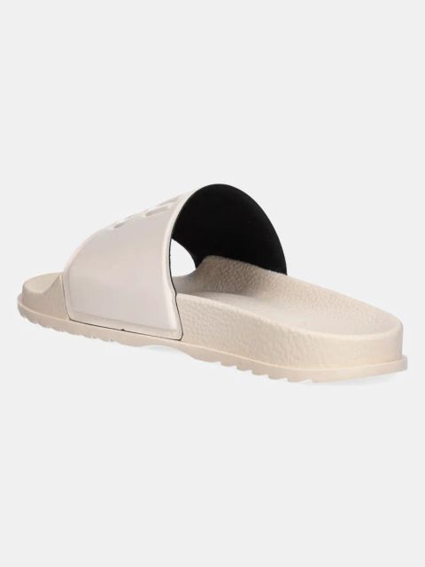 HUGO klapki Match damskie kolor beżowy 50538606