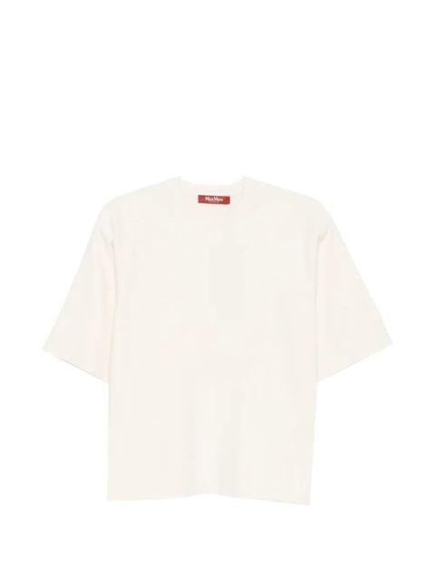 Max Mara Velo raglan-sleeve T-shirt - White - zdjęcie produktu nr 1
