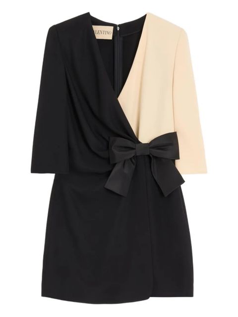 Valentino Garavani bow-detail midi dress - Black - zdjęcie produktu nr 1