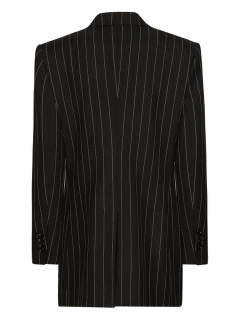 Dolce & Gabbana pinstripe padded-shoulder blazer - Black - zdjęcie produktu nr 2