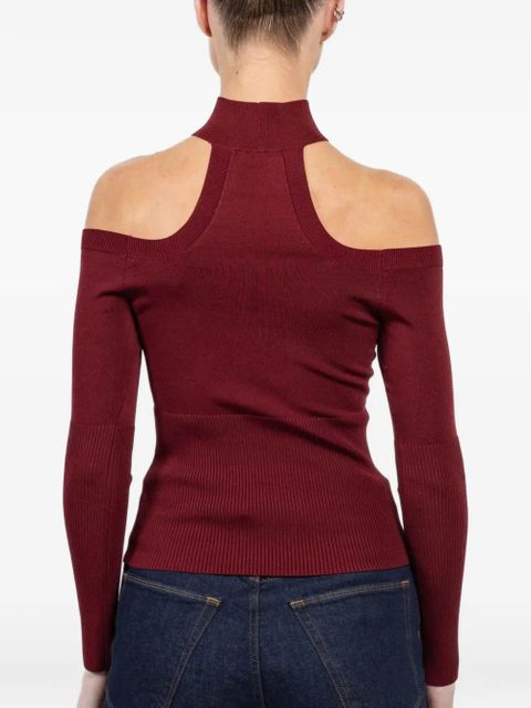 Simkhai off-shoulder T-shirt - Red
