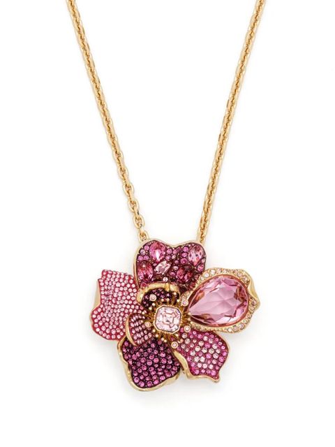 Swarovski Florere pavé-pendant necklace - Gold - zdjęcie produktu nr 1