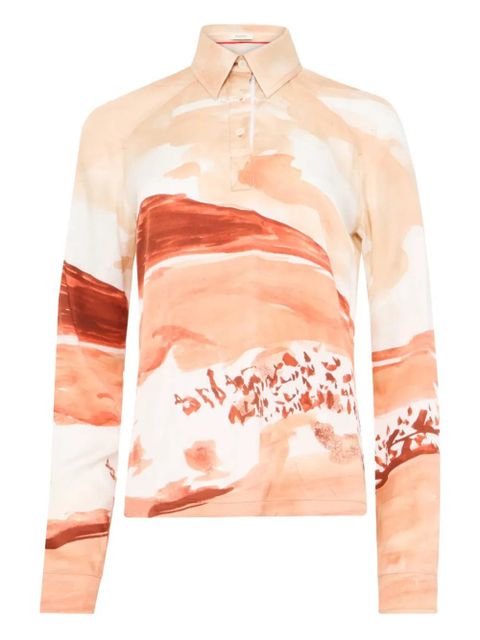 JW Anderson painterly-print shirt - White - zdjęcie produktu nr 1