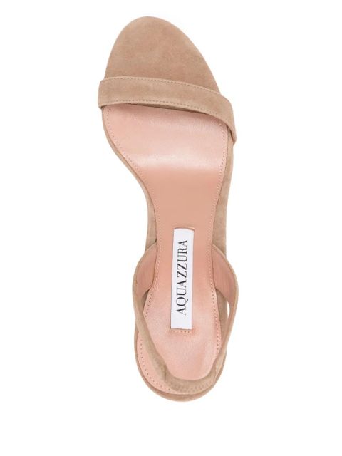 Aquazzura 85mm So Nude Block sandals - Brown