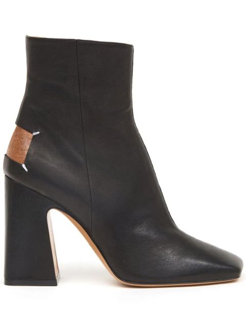 Maison Margiela Décortiqué 100mm four-stitch ankle boots - Black - zdjęcie produktu nr 1