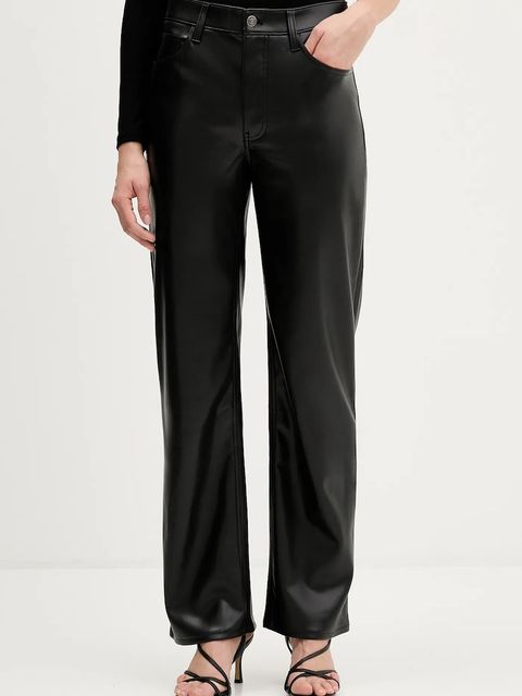 Abercrombie & Fitch spodnie damskie kolor czarny szerokie high waist KI156-5561-900 - zdjęcie produktu nr 1