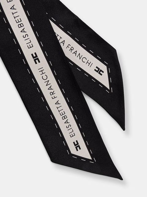 Elisabetta Franchi apaszka jedwabna - zdjęcie produktu nr 1