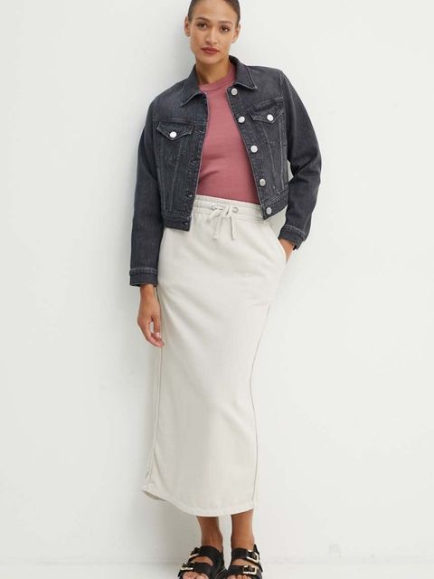 Pinko kurtka jeansowa damska kolor szary przejściowa 103864 A20U