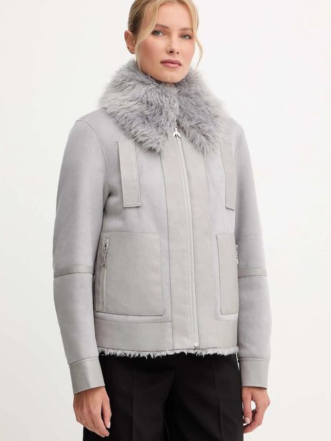 Patrizia Pepe kurtka kolor szary przejściowa 2O0176 E075 - zdjęcie produktu nr 1