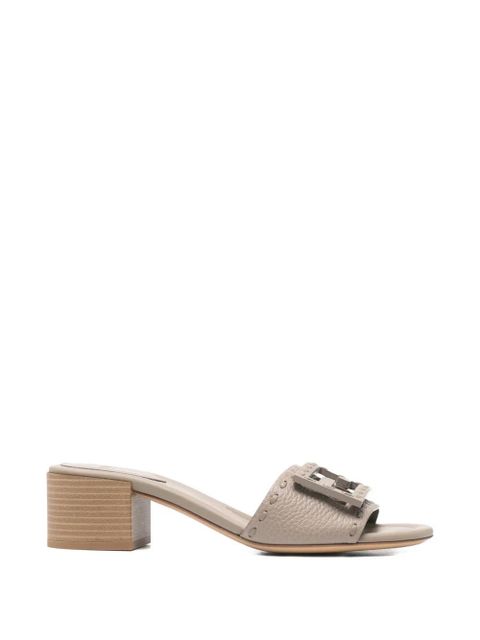 FENDI Baguette heeled sandals - Brown - zdjęcie produktu nr 1