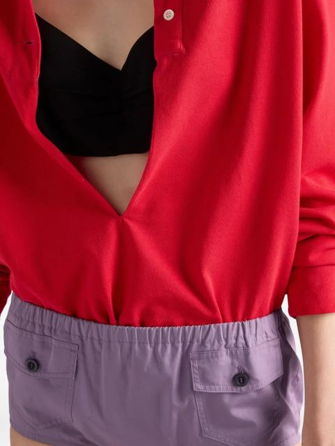 Prada poplin shorts - Purple - zdjęcie produktu nr 2