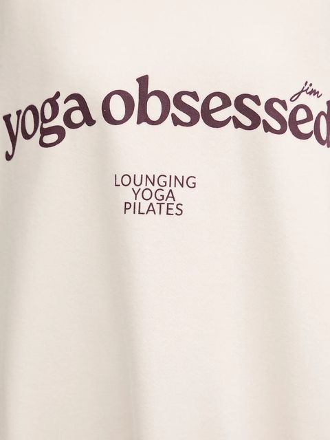 JOYINME bluza Kind damska kolor beżowy z nadrukiem Kind