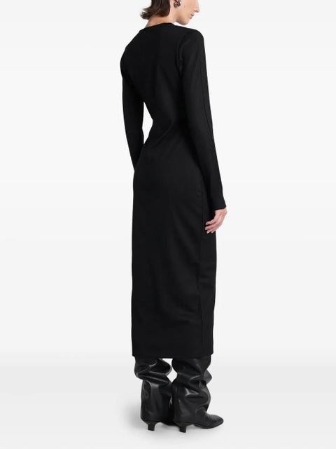 ENTIRE STUDIOS long-sleeve fitted midi dress - BL - zdjęcie produktu nr 2