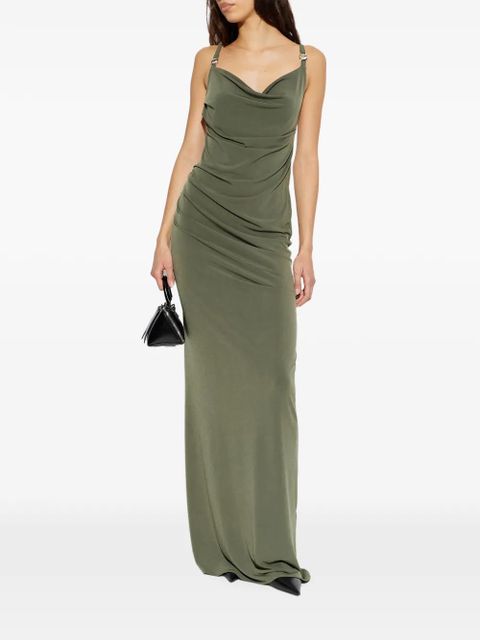 Coperni ring-strap maxi dress - Green