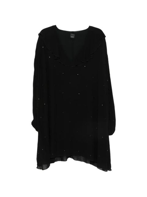 PINKO ruffled embellished dress - Black - zdjęcie produktu nr 1
