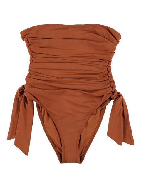 ZIMMERMANN Daylight knot strapless beachwear - Brown - zdjęcie produktu nr 1