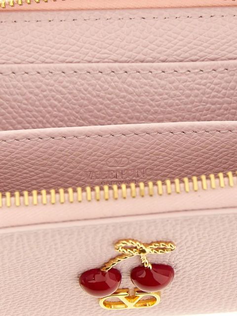 Valentino Garavani Cherryfic leather wallet - Pink