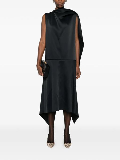 KHAITE Loell midi dress - Black - zdjęcie produktu nr 2