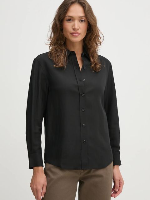 Calvin Klein koszula z domieszką lnu - zdjęcie produktu nr 1