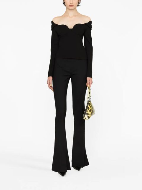 Magda Butrym off-shoulder long-sleeve top - Black - zdjęcie produktu nr 2