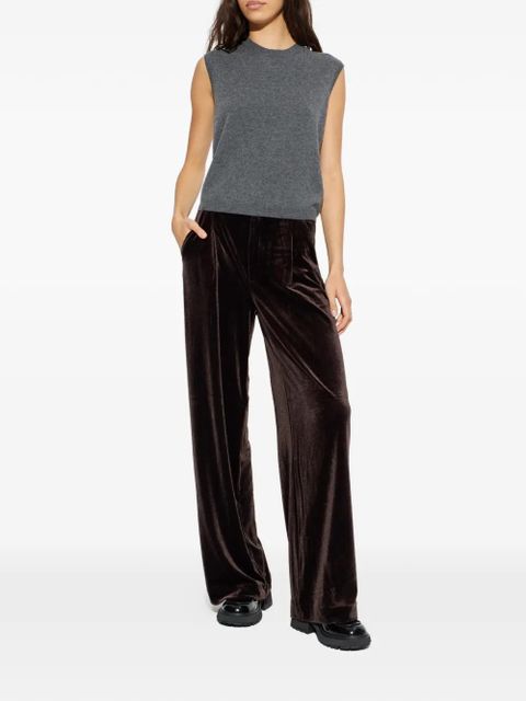 Ferragamo sleeveless knitted vest - Grey - zdjęcie produktu nr 2