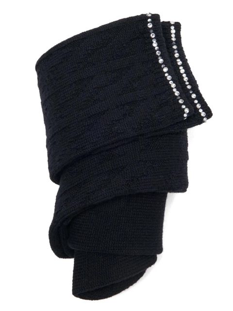 Maje embellished knitted socks - Black