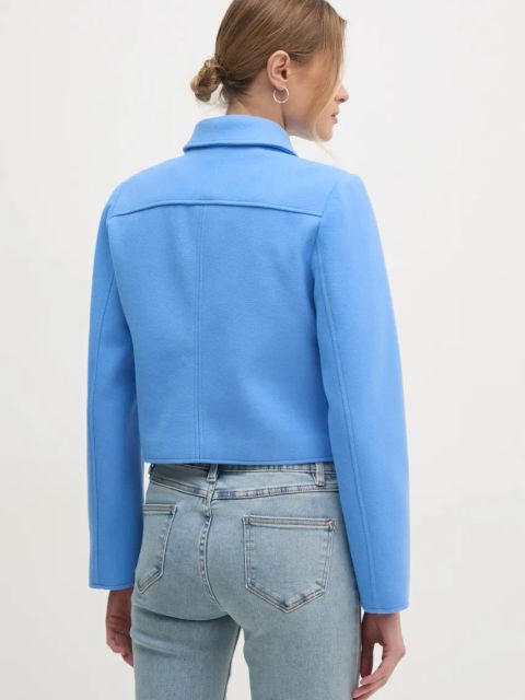 Morgan kurtka VENNY damska kolor niebieski przejściowa VENNY