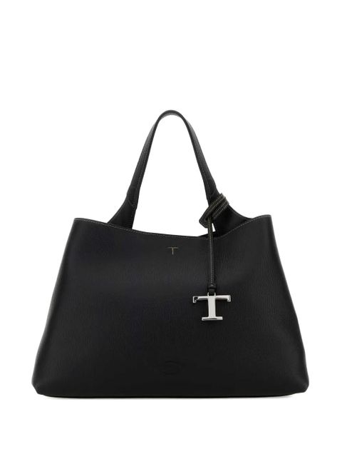 Tod's leather tote bag - Black - zdjęcie produktu nr 1