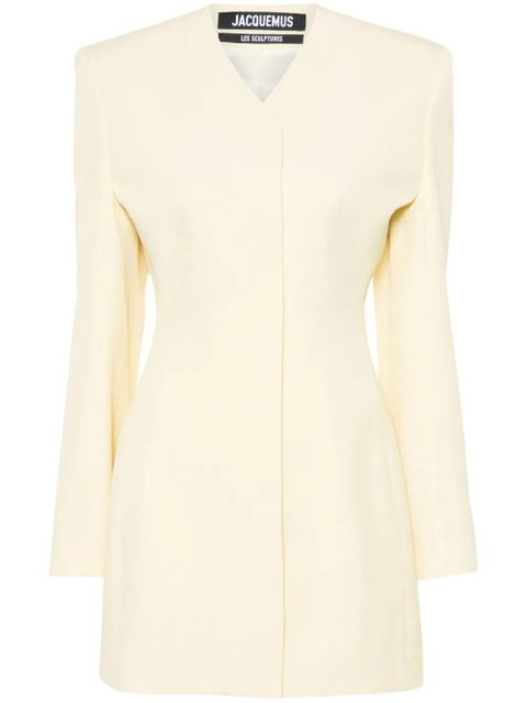 Jacquemus La Robe Cubo mini dress - Yellow - zdjęcie produktu nr 1