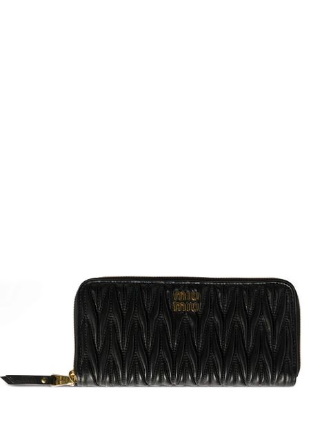 Miu Miu zip-up wallet - Black - zdjęcie produktu nr 1
