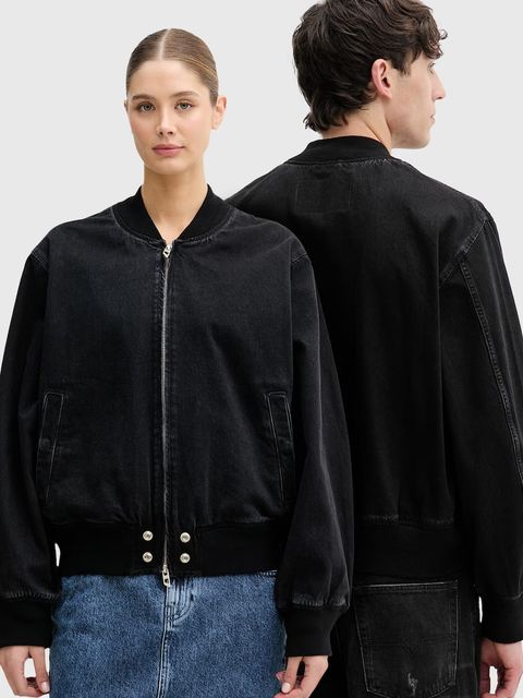 Diesel bomberka jeansowa D-GUZ - zdjęcie produktu nr 1