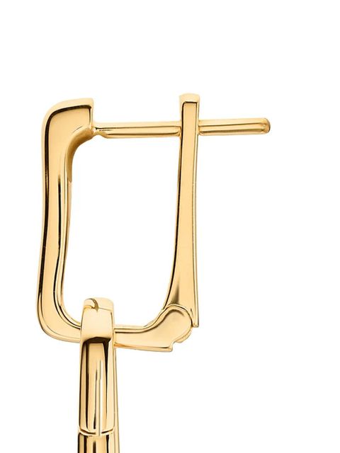 Monica Vinader 18kt gold vermeil Alta Capture Charm drop earrings - zdjęcie produktu nr 2