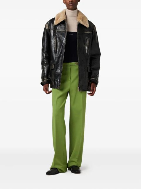 Miu Miu intarsia-logo top - Blue - zdjęcie produktu nr 2