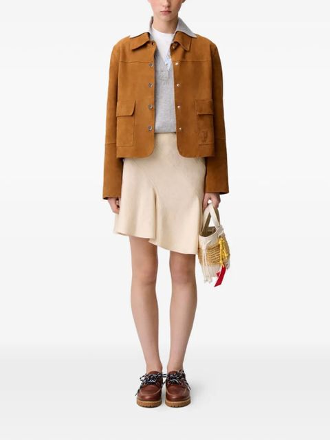 Claudie Pierlot lace trim A-line skirt - Neutrals - zdjęcie produktu nr 2