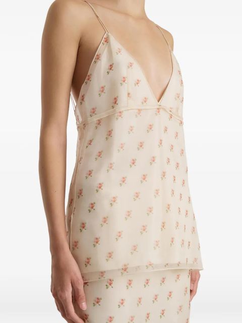 KHAITE patterned top - Pink