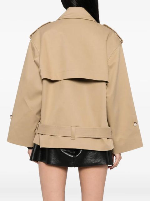 Self-Portrait Trench jacket - Neutrals