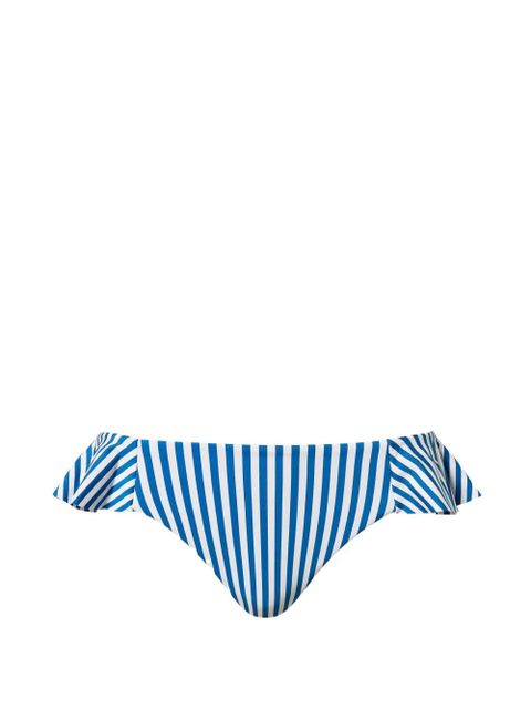 TWINSET ruffled striped bikini bottoms - Blue - zdjęcie produktu nr 1
