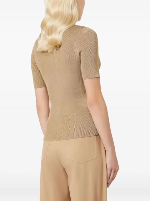 Max Mara crew-neck ribbed sweater - Neutrals
